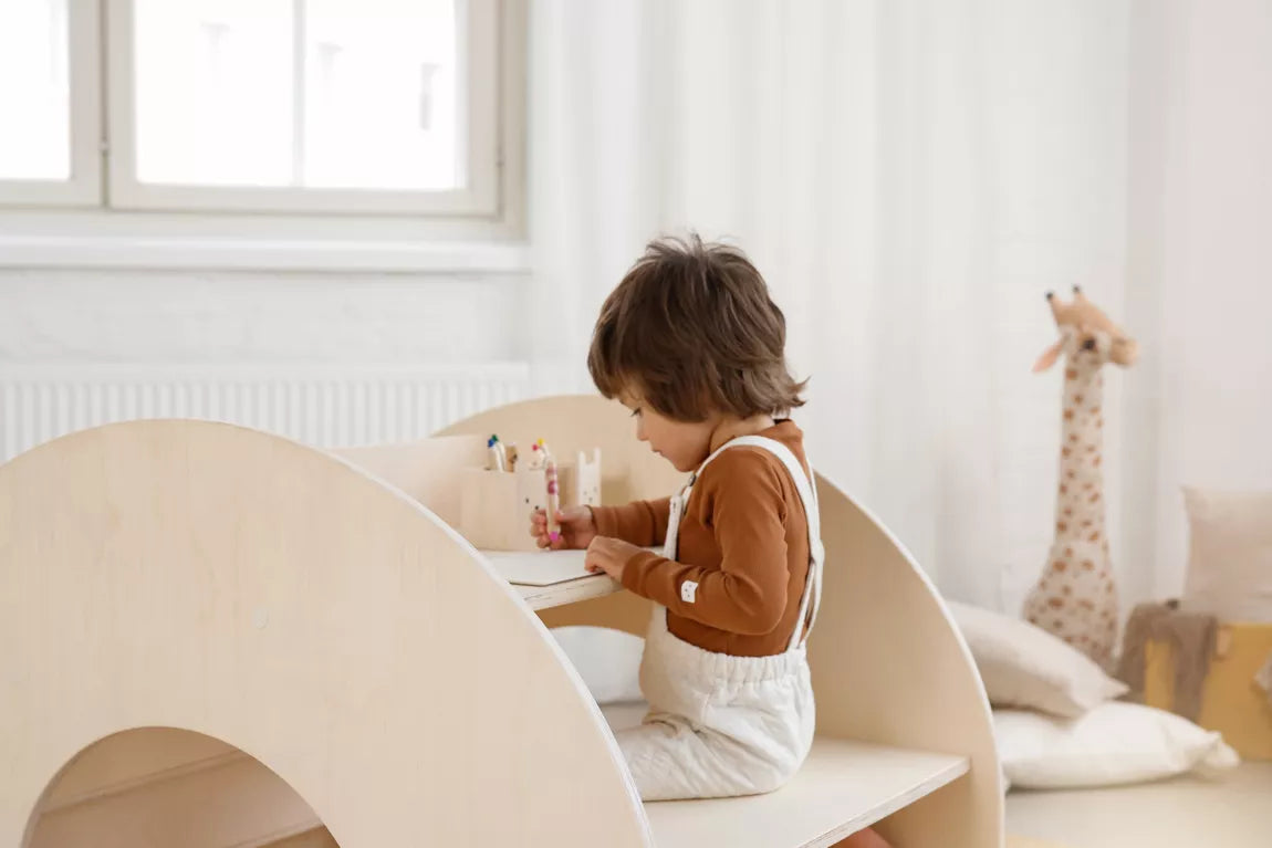 KUMPU Montessori Bookshelf - White