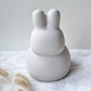 Silicone flexible piggy bank - Bunny, white