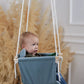 Teddy Bear toddler swing - blue