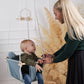 Teddy Bear toddler swing - blue