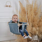 Teddy Bear toddler swing - blue