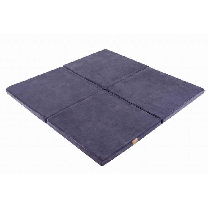 Square play mat - Gray blue
