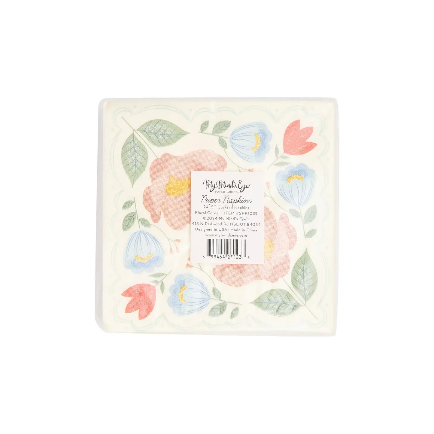 Floral Corner Napkins