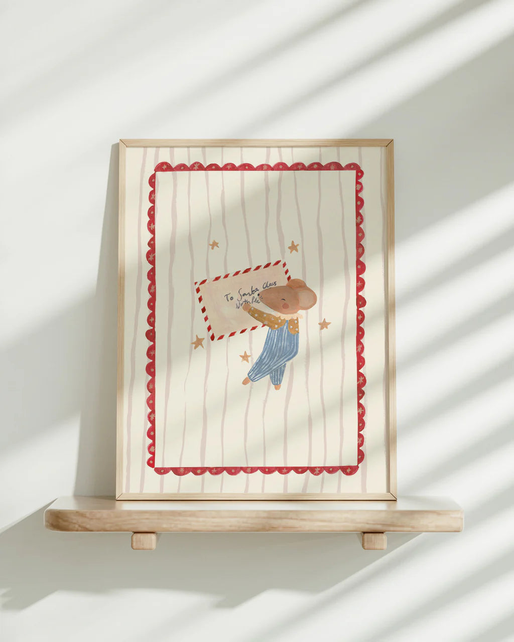 The Letter Mouse - Holiday Art Print