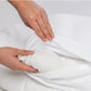 Muslin duvet cover set, White