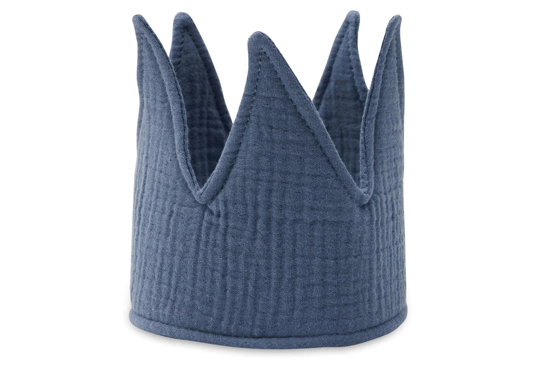 Birthday crown 12x35cm - Jeans Blue