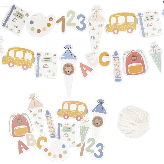 First Day of School -  Wall Garland