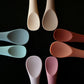 Weaning spoon set with case - pink