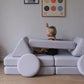 SHAPPY PLAY SOFA ORIGINAL MINI or MAXY - soft grey