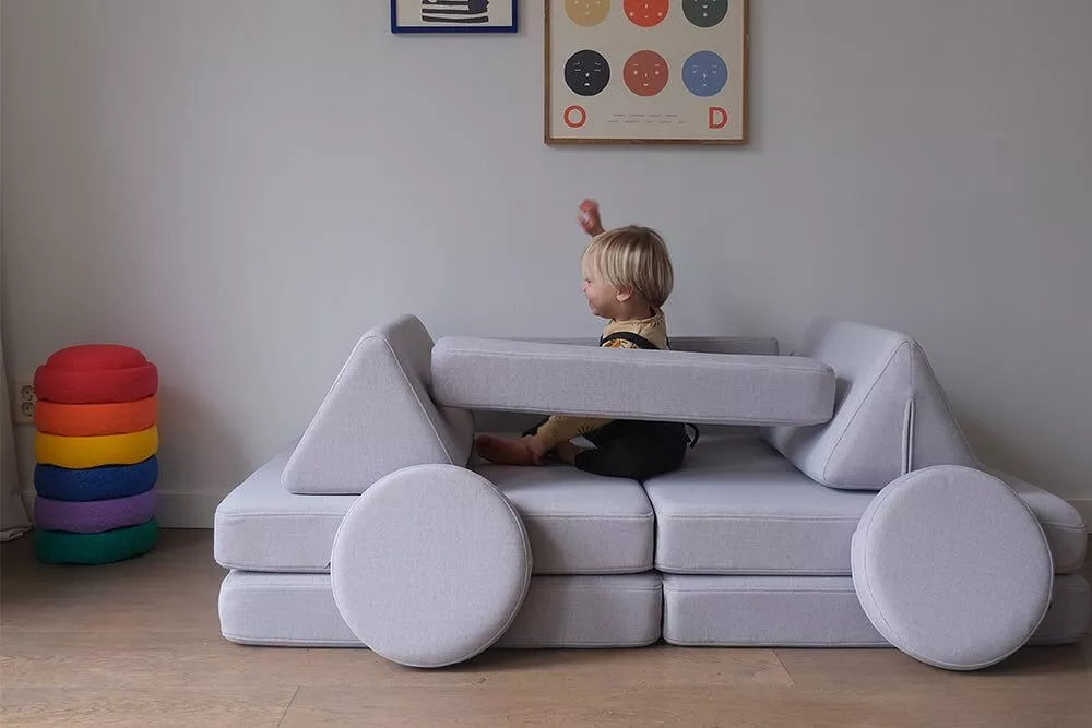 SHAPPY PLAY SOFA ORIGINAL MINI or MAXY - soft grey