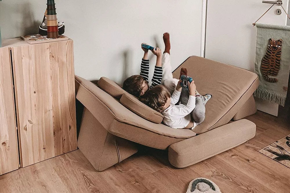 SHAPPY PLAY SOFA ORIGINAL MINI or MAXY - camel