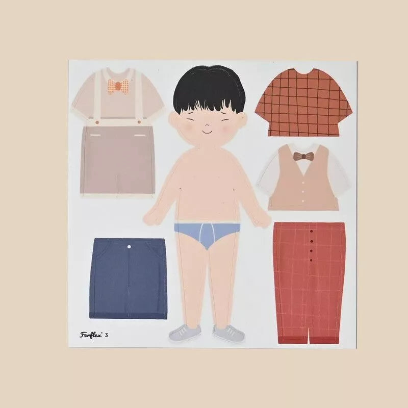 MAGNETIC DOLL – DRESS SILHOUETTE – BOY