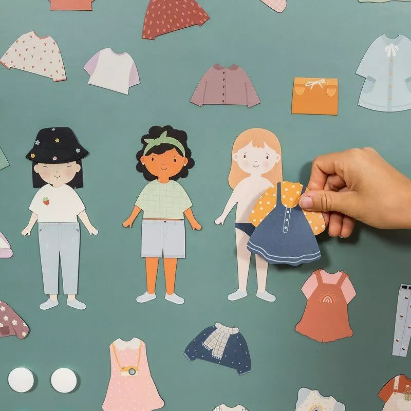 MAGNETIC DOLL - DRESSING SILHOUETTES - GIRLS