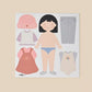 MAGNETIC DOLL - DRESSING SILHOUETTES - GIRLS