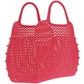 Vintage Plastic Retro Bag - Coral Red