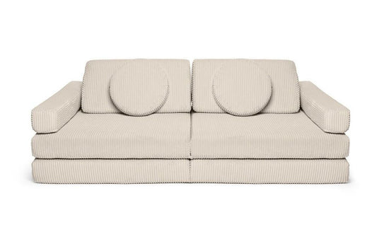 SHAPPY Play Sofa PURE CORD - Mini + Maxy - vanila