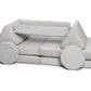 SHAPPY Play Sofa PURE CORD - pebble