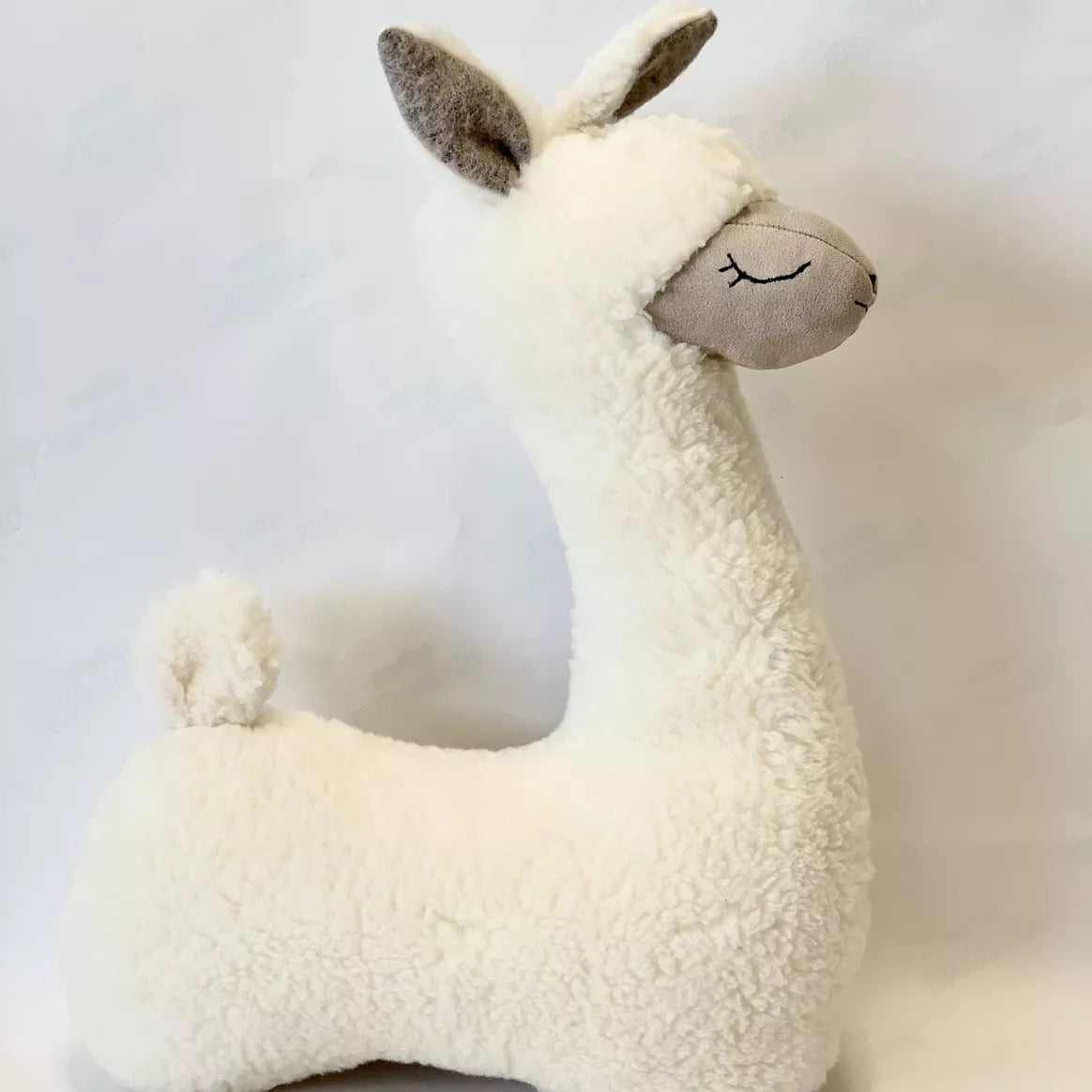 Plush Toy Alpaca, beige - 50 cm