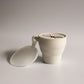 Snack Cup with Lid Attachment, Powder Ivory