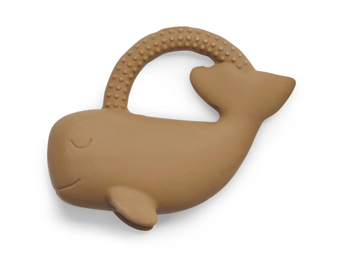 Theeting Ring Rubber Whale - Caramel