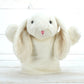 Bunny Soft Toy Hand Puppet Plush Cream - 23cm