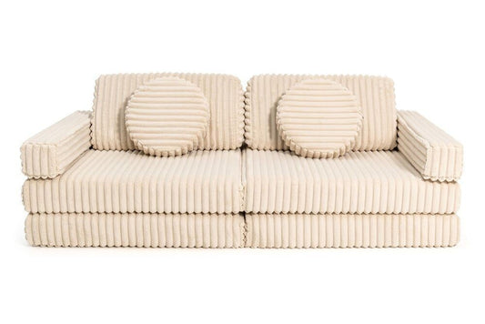 SHAPPY Play Sofa CORD WAFFLE - cream beige