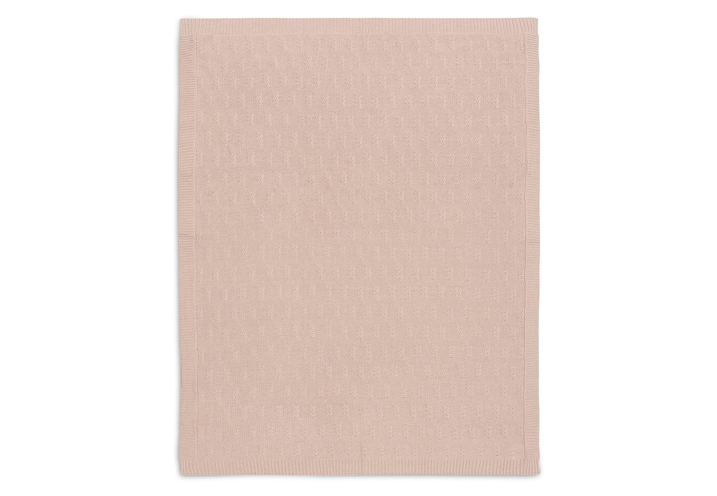 Baby Blanket Grain Knit - Wild Rose