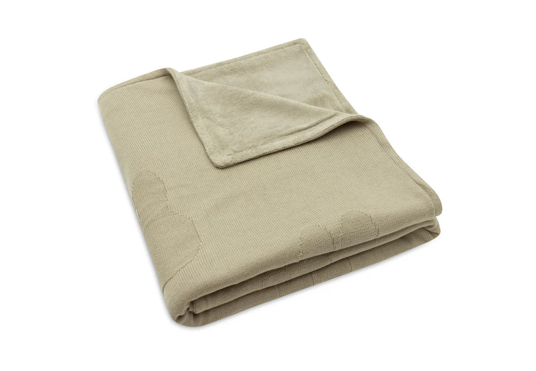 Blanket Cot 75x100cm Miffy - Olive Green/Coral Fleece