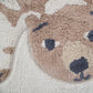 FLOWERBEAR washable children's rug made of cotton