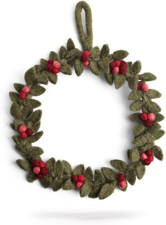 Felt Christmas Wreath Berries