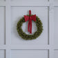 Classic Christmas Wreath with Red Bow