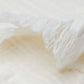 Blanket Cradle Muslin Fringe - Ivory