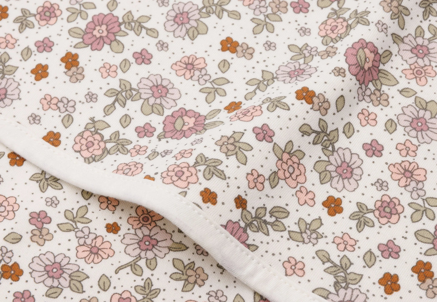 Blanket Cradle Jersey 75x100cm - Retro Flowers