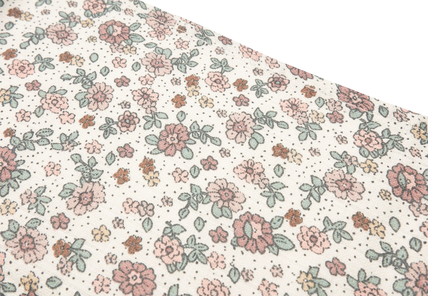 Cloth Muslin 70x70cm - Retro Flowers - 3 Pack