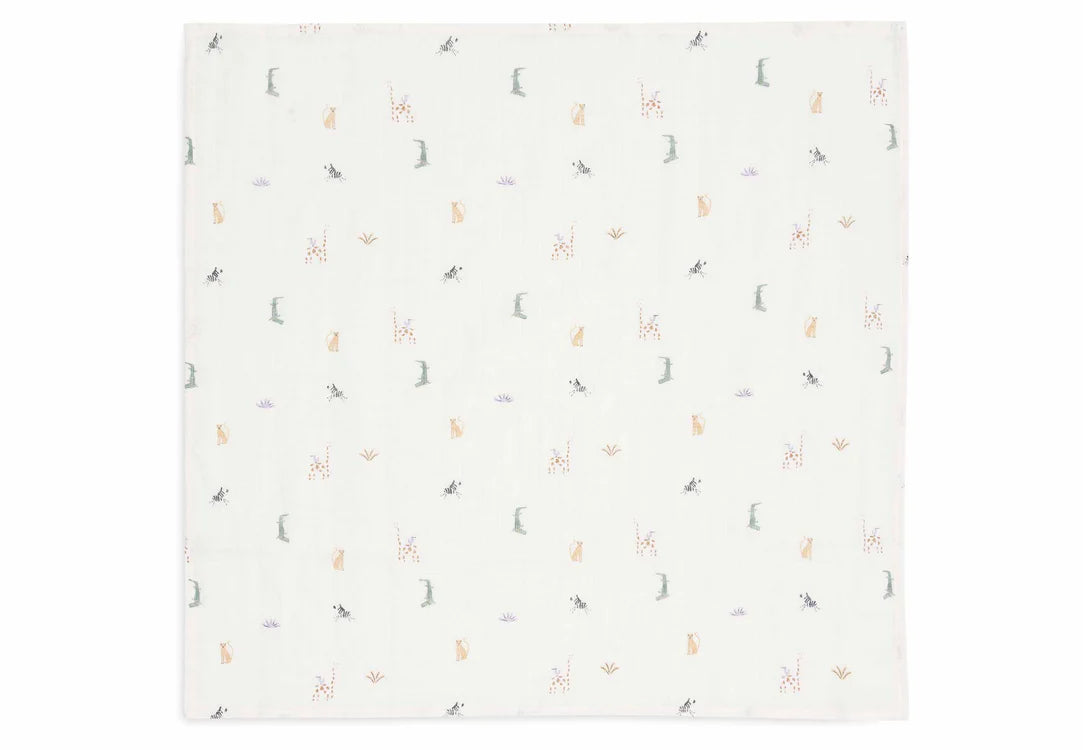 Swaddle Muslin 115x115cm - Jungle Jambo - 2 Pack