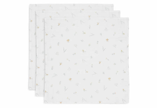 Cloth Muslin 70x70cm - Lovely Birds - 3 Pack