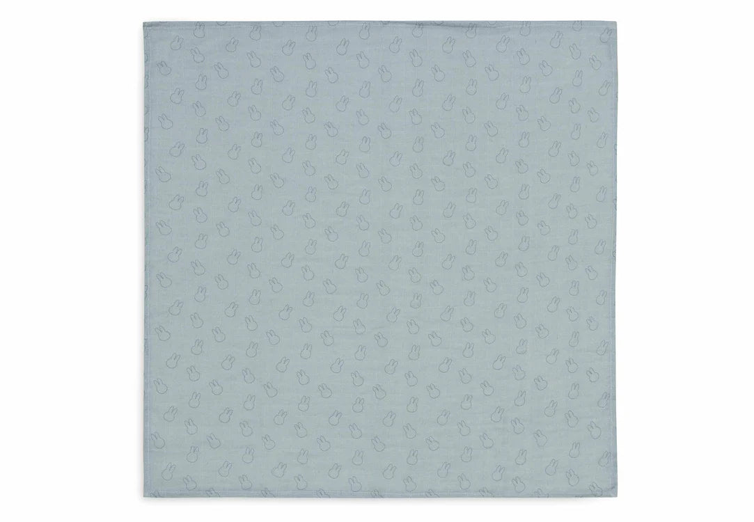 Cloth Muslin 70x70cm Miffy Silhouettes - Sea Green - 3 Pack