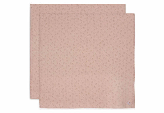 Swaddle Muslin 115x115cm Miffy Silhouettes - Wild Rose - 2 Pack