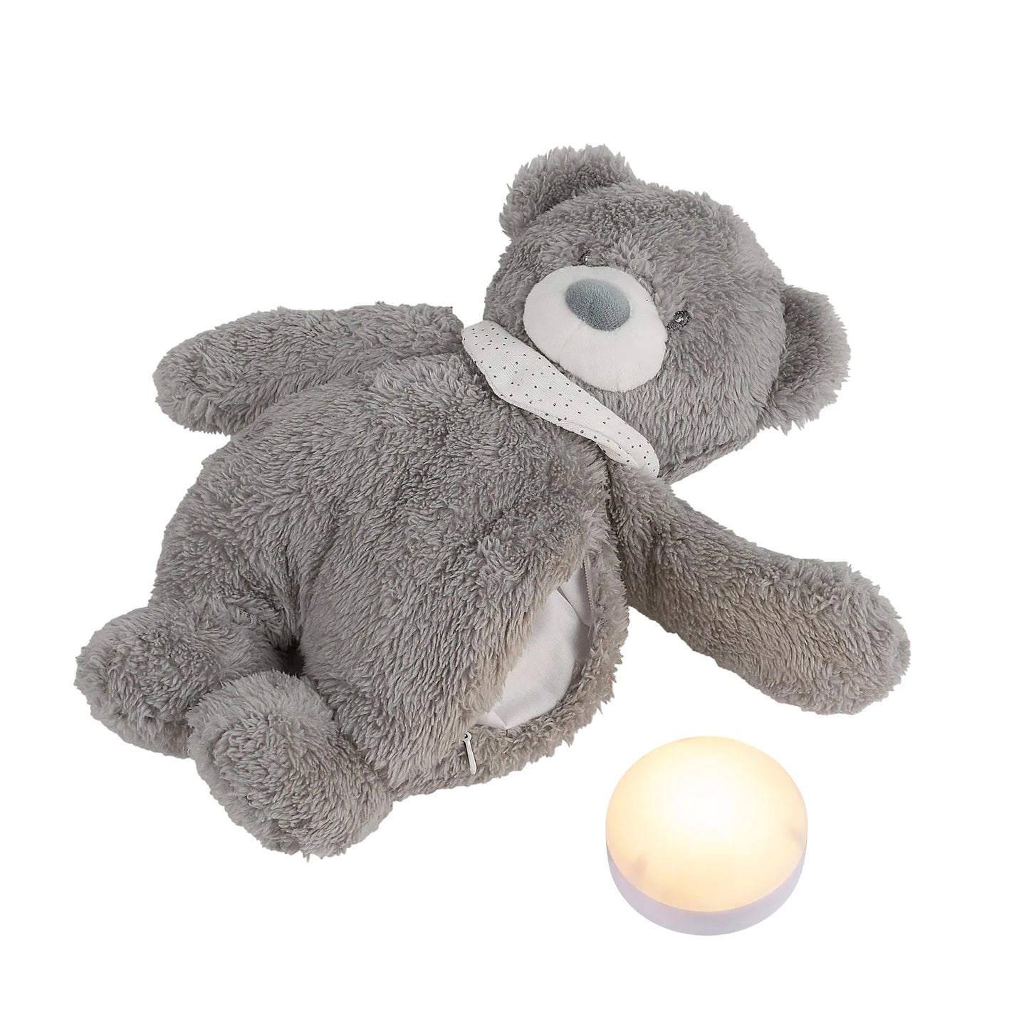 Night Light - Cuddly Bear, Sleepy - Grey