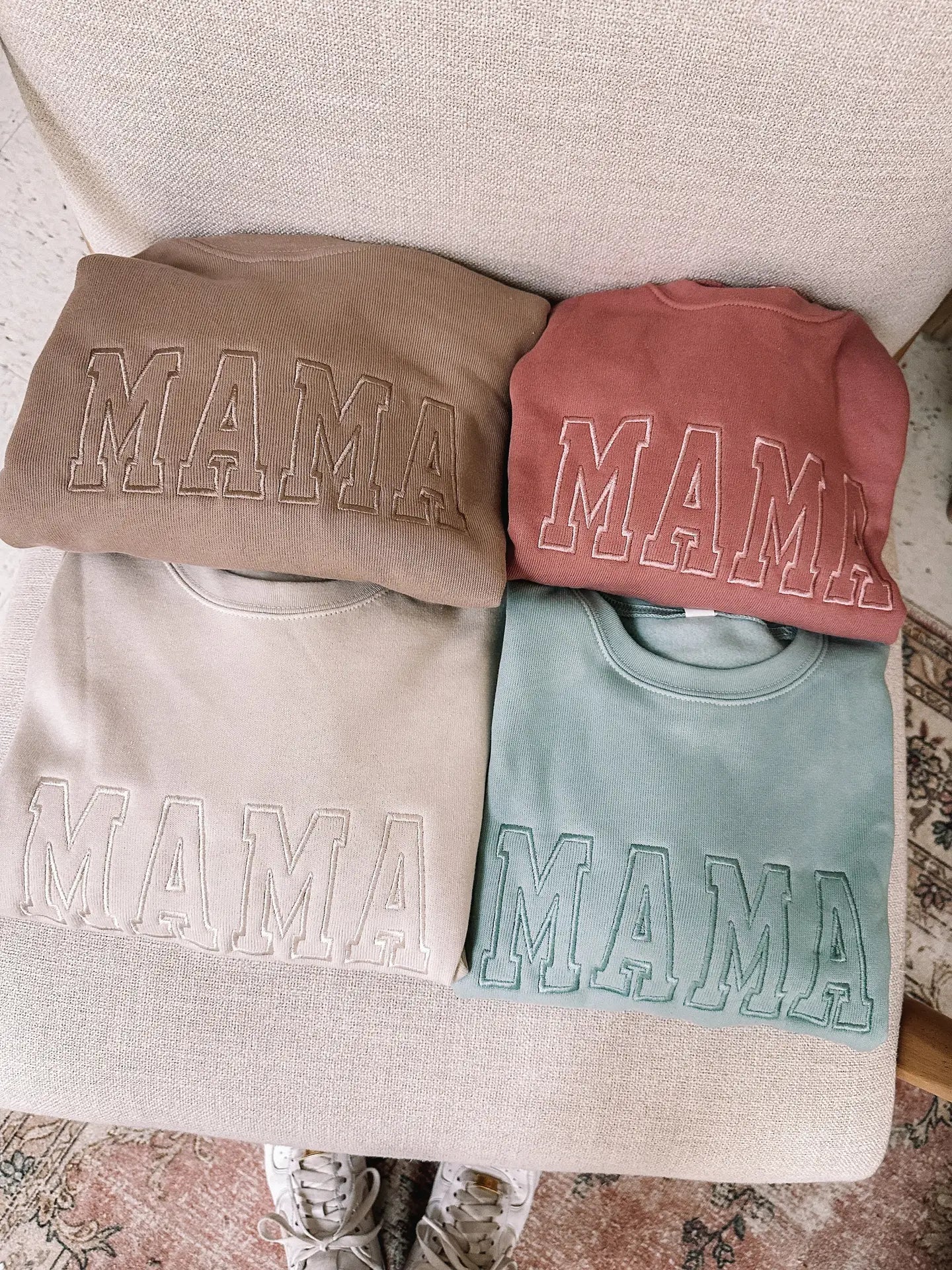 Embroidered 'Mama' Sweatshirt