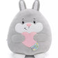 Cuddly toy Chill-NICI rabbit with heart 20cm