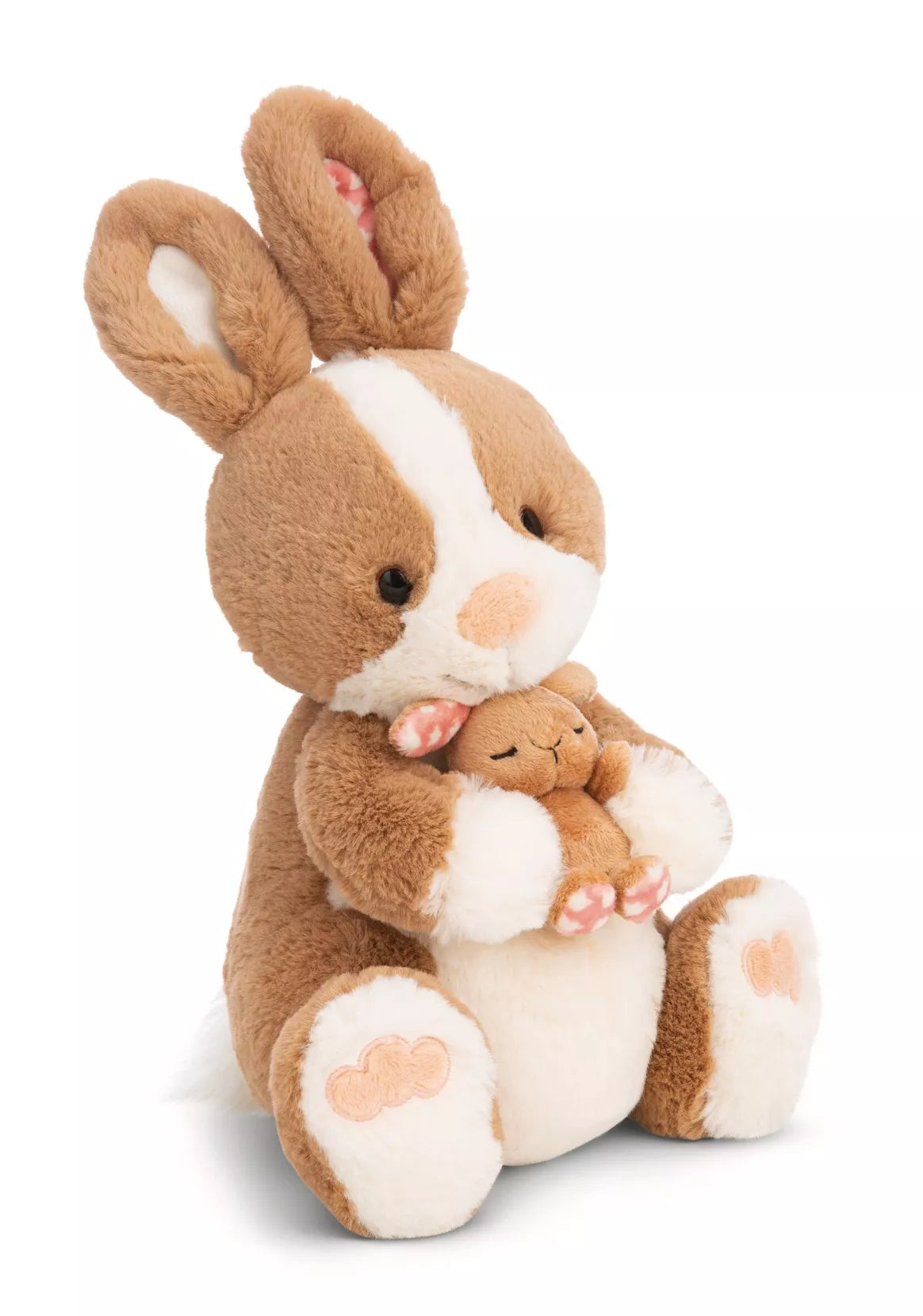 Stuffed toy rabbit Hopsala & child 35cm