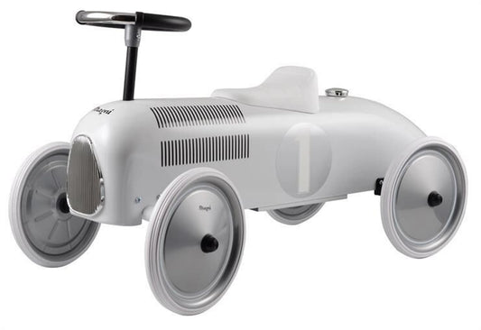 Magni | Classic Racer ride-on vehicle made of metal, white