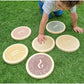 Wooden Stepping stones Montessori - 6 pieces