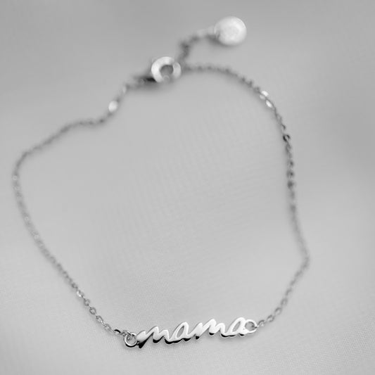 "Chain Love" MAMA GOLD chain bracelet - 925 silver