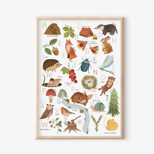 Poster - Forest ABC / Alphabet