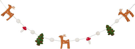 Winter Wonderland Decorative felt Christmas garland