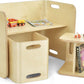 Multifunctional Children's Table with 2 Chairs