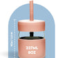 Kids Glass Cup with Straw and Food Container  - Pink Flamingo
