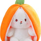Reversible Carrot Bunny Cuddly Toy